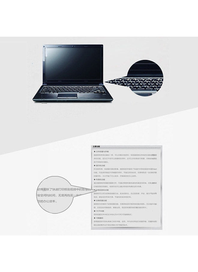 iScan - Portable Scanner Mini Handheld Document Scanner A4 Book Scanner JPG and PDF Format 300/600/900 DPI - Image 1