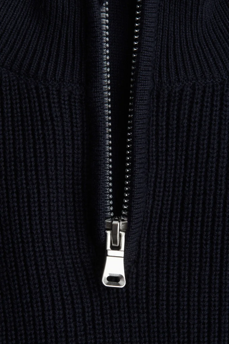 H&M Zip-top cotton jumper