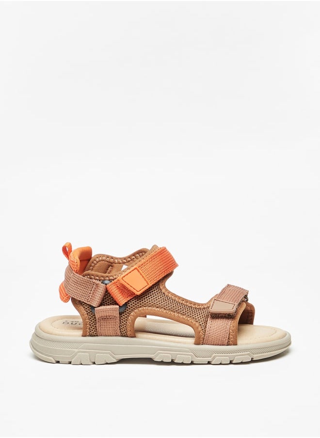 DUCHINI - Boys Textured Floaters With Hook And Loop Closure - Image 1