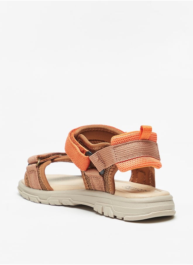 DUCHINI - Boys Textured Floaters With Hook And Loop Closure - Image 1