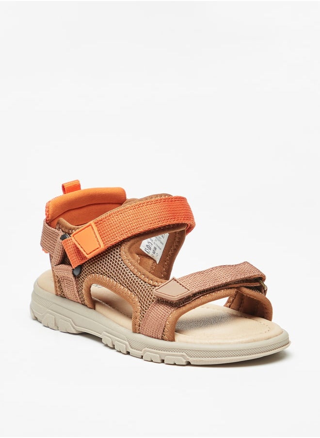 DUCHINI - Boys Textured Floaters With Hook And Loop Closure - Image 1