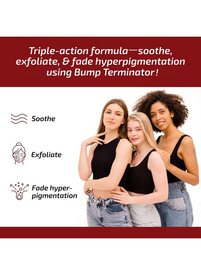 Breej Bump Terminator Alcoholfree Bumps Lotion Razor Bump Treatment For Men & Women (4 Fluid Ounces) - Image 4