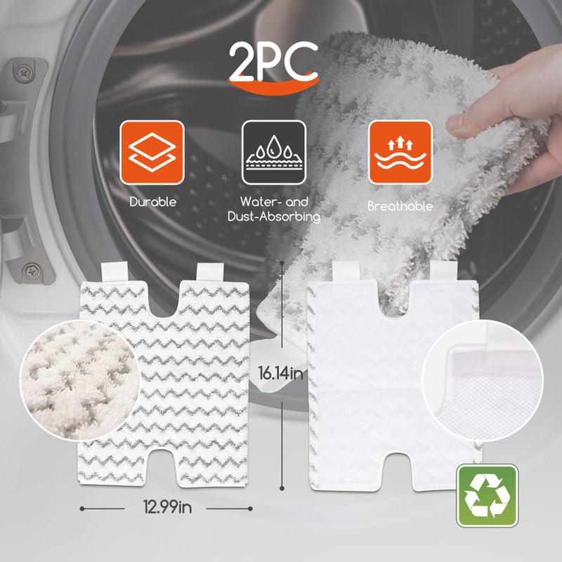 REECOO Steam Mops for Floor Cleaning, Unique Double-Sided Flip Design, 15 Seconds Fast Heatingï¼Œ10-in-1 Steam Cleaner for Kitchen, Living Room Wood Floor Tile Cleaning - Image 5