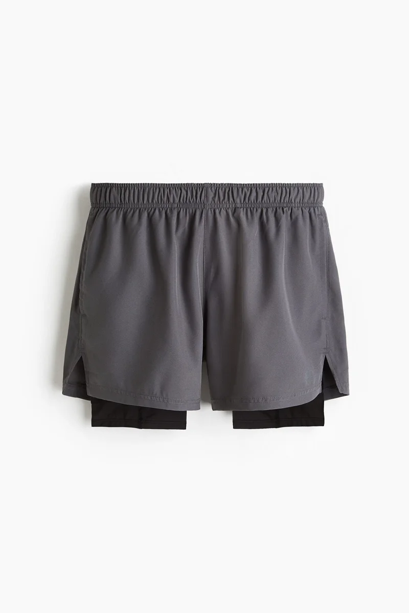 H&M Double-layered sports shorts in DryMove™