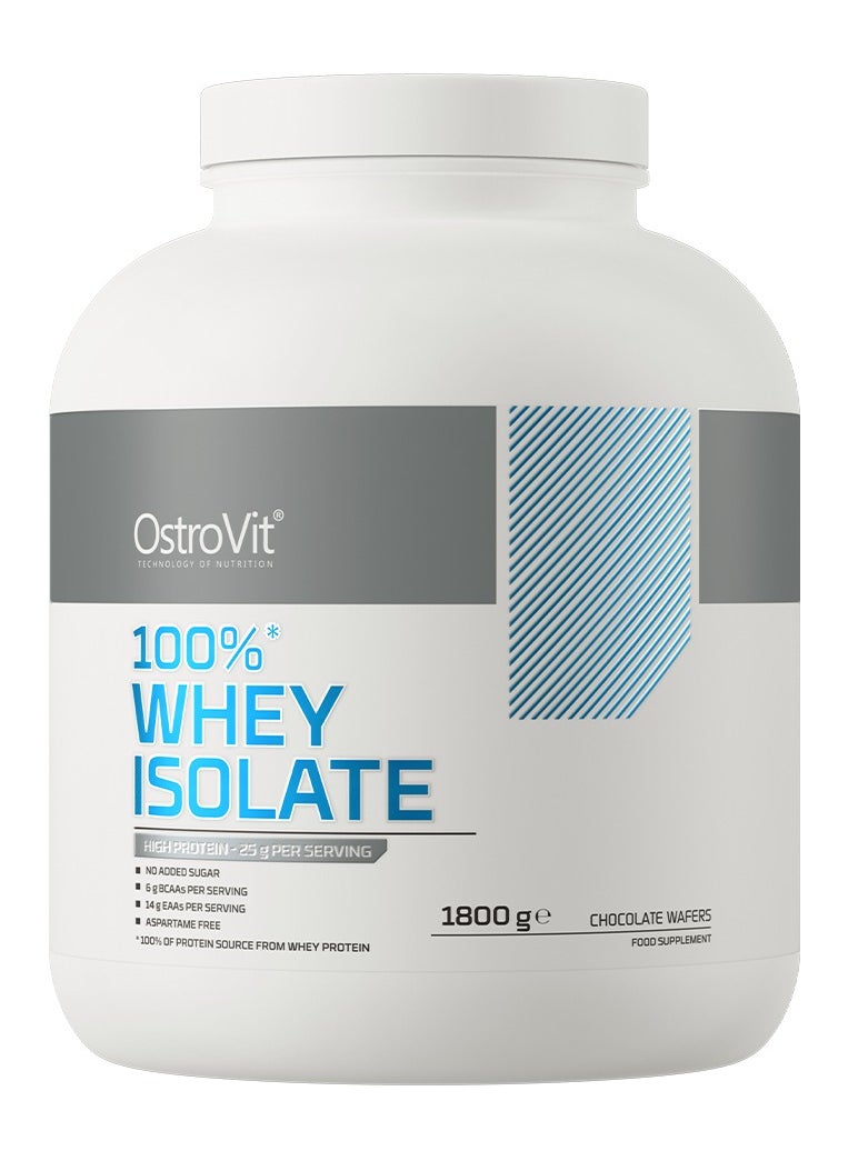 OstroVit - OstroVit 100% Whey Isolate Chocolate Wafers Flavor 1800g - Image 1