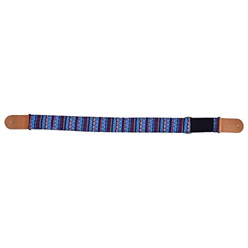 Kadence Guitar Strap PSG28C With Leather Ends - Soft Adjustable for Electric, Bass, Acoustic Guitars - Image 3