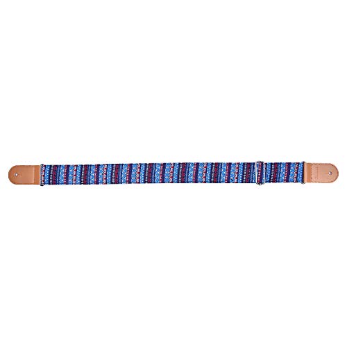 Kadence Guitar Strap PSG28C With Leather Ends - Soft Adjustable for Electric, Bass, Acoustic Guitars - Image 2