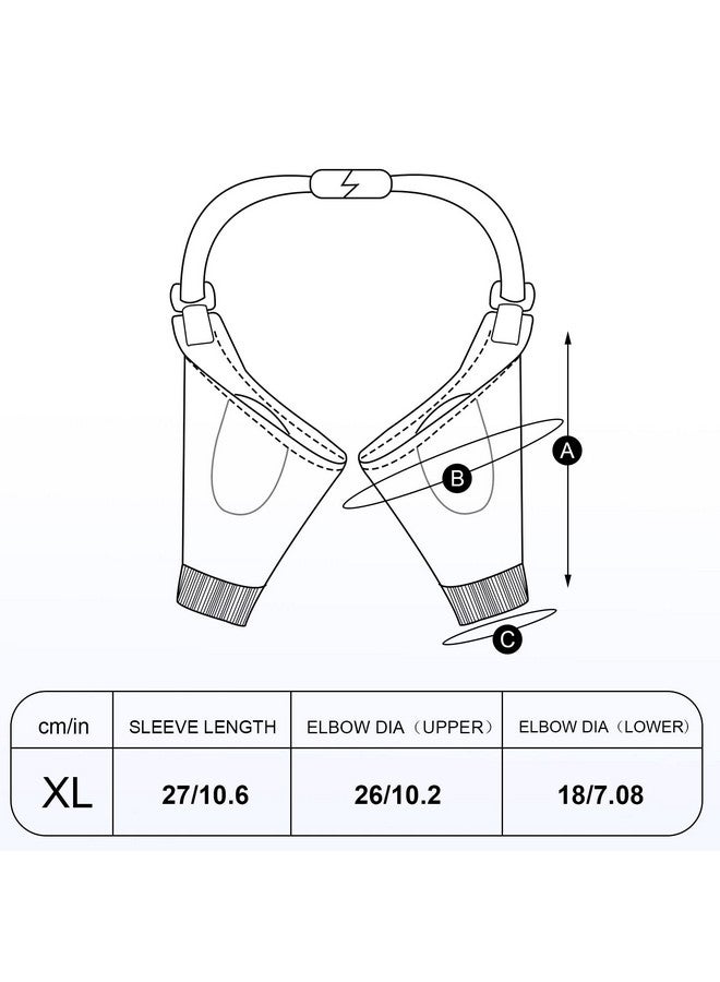 Oudain 2 Pairs Dog Elbow Protector Dog Front Leg Braces Dog Recovery Sleeve With Elastic Band Soft Padded Adjustable Dog Knee Brace For Small Medium Large Dog, 2 Colors (XLarge) - Image 3