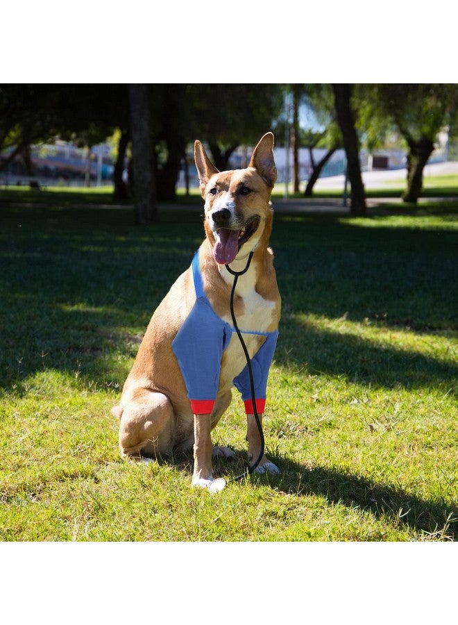 Oudain 2 Pairs Dog Elbow Protector Dog Front Leg Braces Dog Recovery Sleeve With Elastic Band Soft Padded Adjustable Dog Knee Brace For Small Medium Large Dog, 2 Colors (XLarge) - Image 5