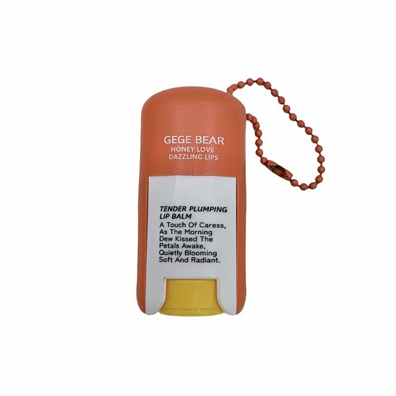 GEGE BEAR Lip Balm Moisturizing and Hydrating, Non-Sticky, Fruity Scented, Cute Pendant Design - Image 5
