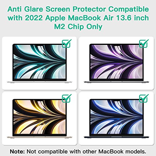 OJOS TPU Screen Guard For MacBook Air 13.6 inch 2025, (Model: A3240 A3113 A2681,M4 M3 M2 Chip) Full Screen Protector, Anti Glare Film Anti Scratch 2022 2023 2024 (Matte) - Image 2