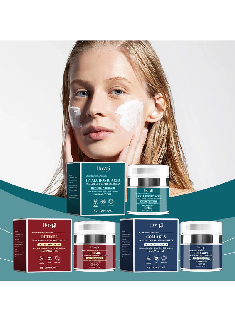 Hoygi - Retinol Lifting Firming Cream Repairing Moisturizing Nourishing Cream Brightening Skin Facial Cream Anti-Aging Face Skin Care - Image 1