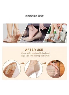 IKBEN 4 Pair Heel Pads Womens Mens Insoles, Self Adhesive Heel Clip Liner Heel Pad For Loose Shoes Too Large Insole Padding To Improve Shoe Fit And Comfort Heel Protector  Light Skin Tone - pzsku/Z814B41ADC6149BA87271Z/45/_/1719366859/3b2c3f1c-cfe8-42aa-8e8e-d4f7ab4feb93