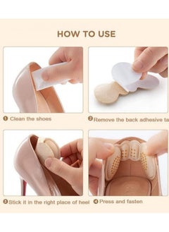 IKBEN 4 Pair Heel Pads Womens Mens Insoles, Self Adhesive Heel Clip Liner Heel Pad For Loose Shoes Too Large Insole Padding To Improve Shoe Fit And Comfort Heel Protector  Light Skin Tone - pzsku/Z814B41ADC6149BA87271Z/45/_/1719366861/8007b4a3-da3d-4bfb-b804-78a2d72ea3ac