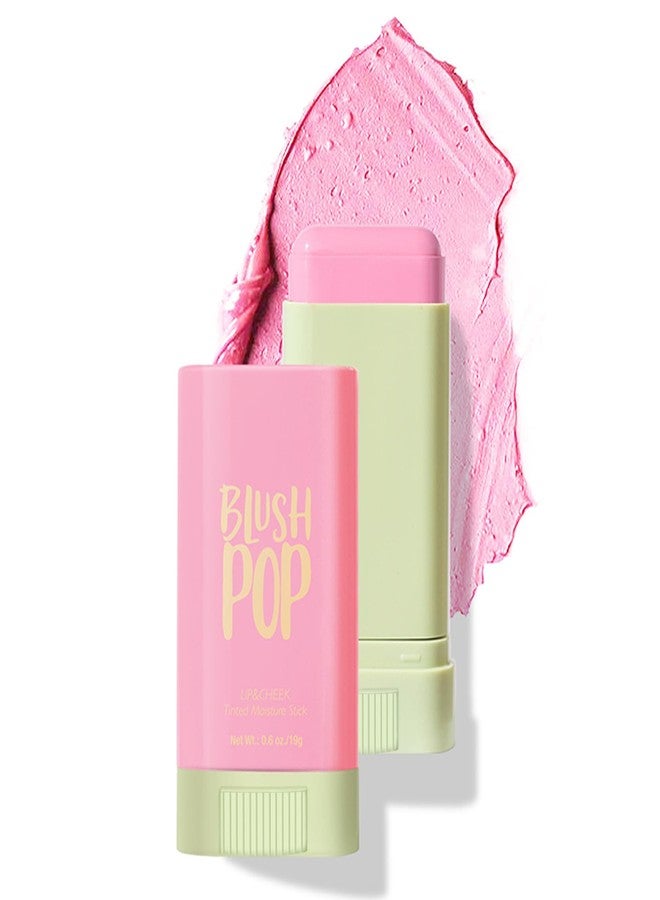 NVLEPTAP Cream Blush Stick for Cheeks Tinted Solid Moisturizer Makeup Blush Stick Natural Nude Makeup On-the-Go Blush stick for All Skin - Image 1