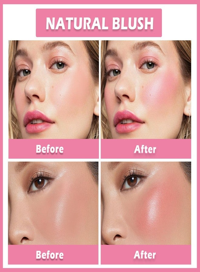 NVLEPTAP Cream Blush Stick for Cheeks Tinted Solid Moisturizer Makeup Blush Stick Natural Nude Makeup On-the-Go Blush stick for All Skin - Image 3
