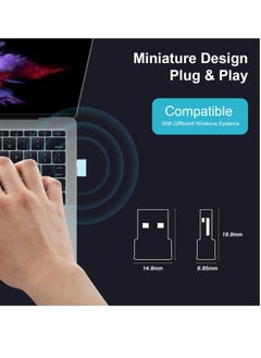KASTWAVE USB WiFi Adapter for Desktop PC, 150Mbps 2.4GHz PC WiFi Adapter Nano Size WiFi Dongle, Wireless Network Adapter for Desktop Computer Laptop, WiFi Dongle, WiFi Antenna  - Image 3