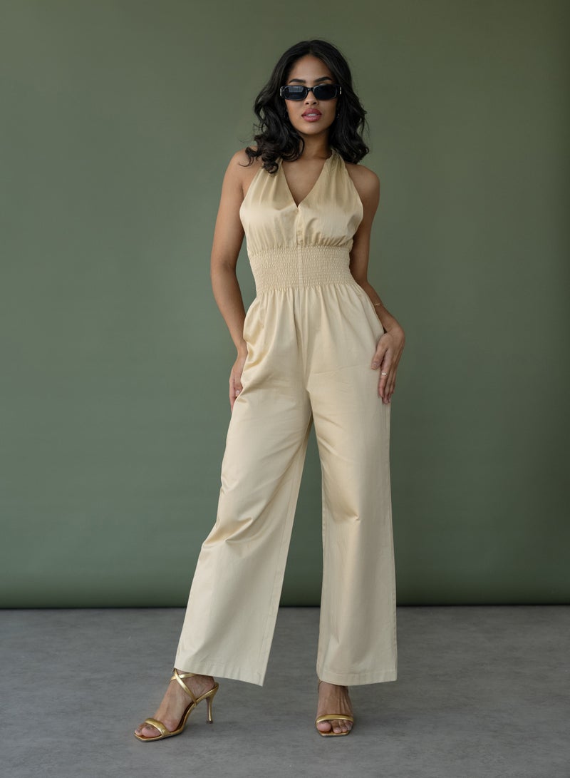 Natural Fashion Tie up jumpsuit - Image 1