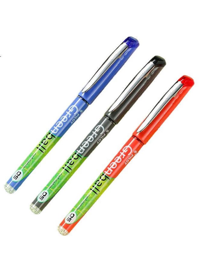 Pilot Greenball Rollerball Pen, Gel Ink, Bullet Tip, Small Green Pen, Student Signature Pen, Bl-Grb5 Blue, Single Pen - Image 3