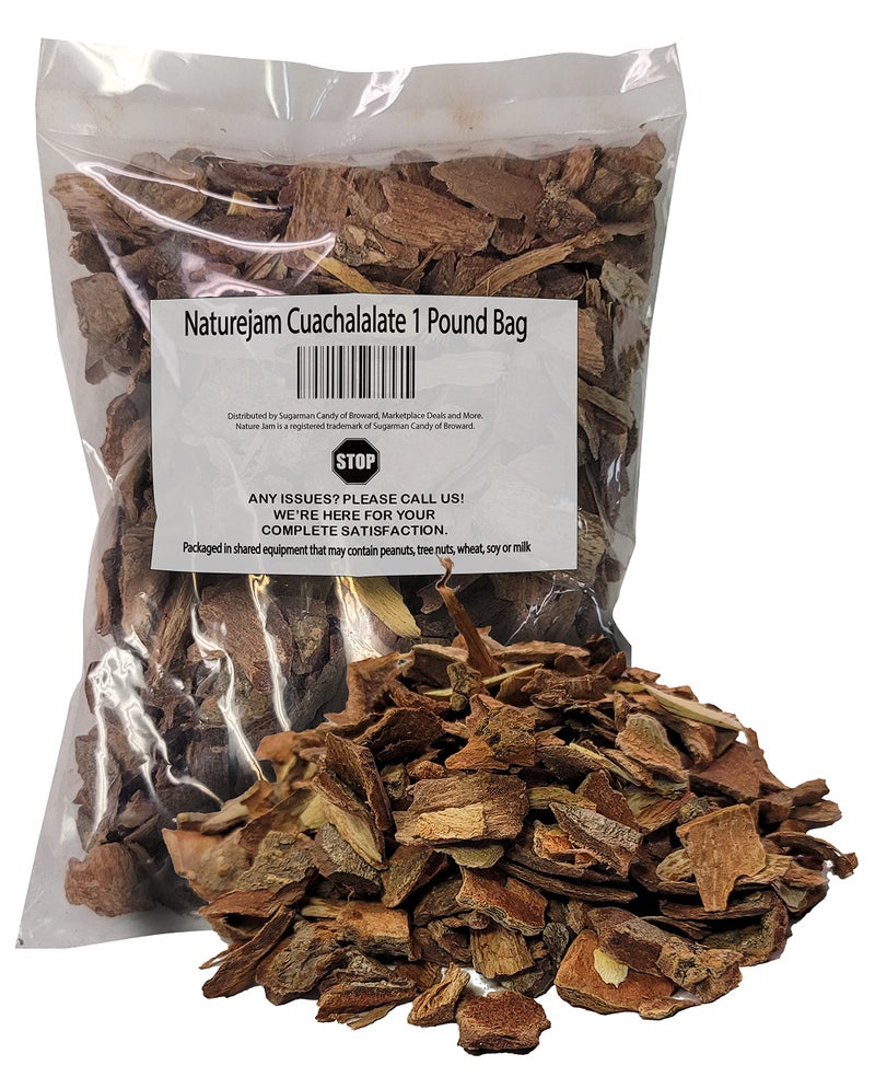 Naturejam Cuachalalate 1 Pound Bag-Stomach Ulcer & Digestive Discomfort Help-100% Natural Wildcraft-No Processing aka Juliana Adstringens - Image 1