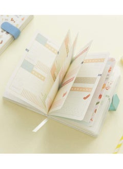 Y&D Notebook Cute Cartoon Leather Diary Journal Planner Travelers Agenda-Green, 2Pcs  - Image 3