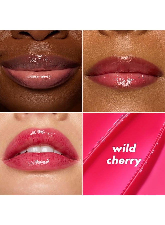elf e.l.f. Glow Reviver Melting Lip Balm, Tinted Formula, With Shea Butter & Hyaluronic Acid, Vegan & Cruelty-Free, Wild Cherry - Image 2