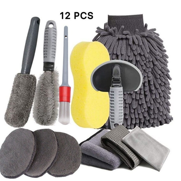 Selling Car Beauty Brush 10-Piece Car Wash Tool Combination Cleaning Set Tool Brush Detail Brush - Image 5