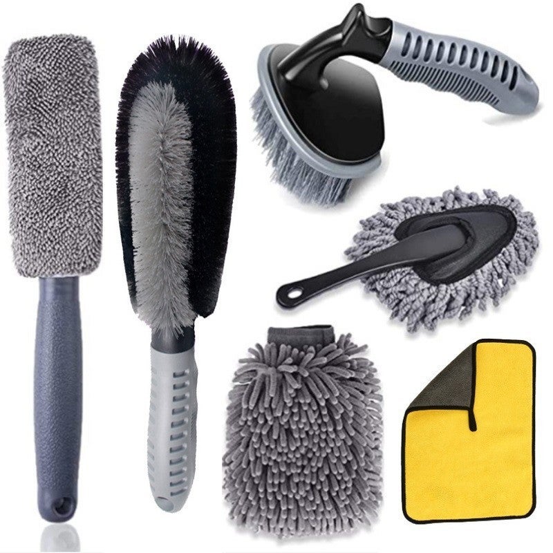 Selling Car Beauty Brush 10-Piece Car Wash Tool Combination Cleaning Set Tool Brush Detail Brush - Image 4