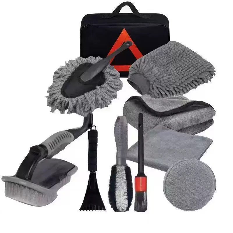 Selling Car Beauty Brush 10-Piece Car Wash Tool Combination Cleaning Set Tool Brush Detail Brush - Image 3