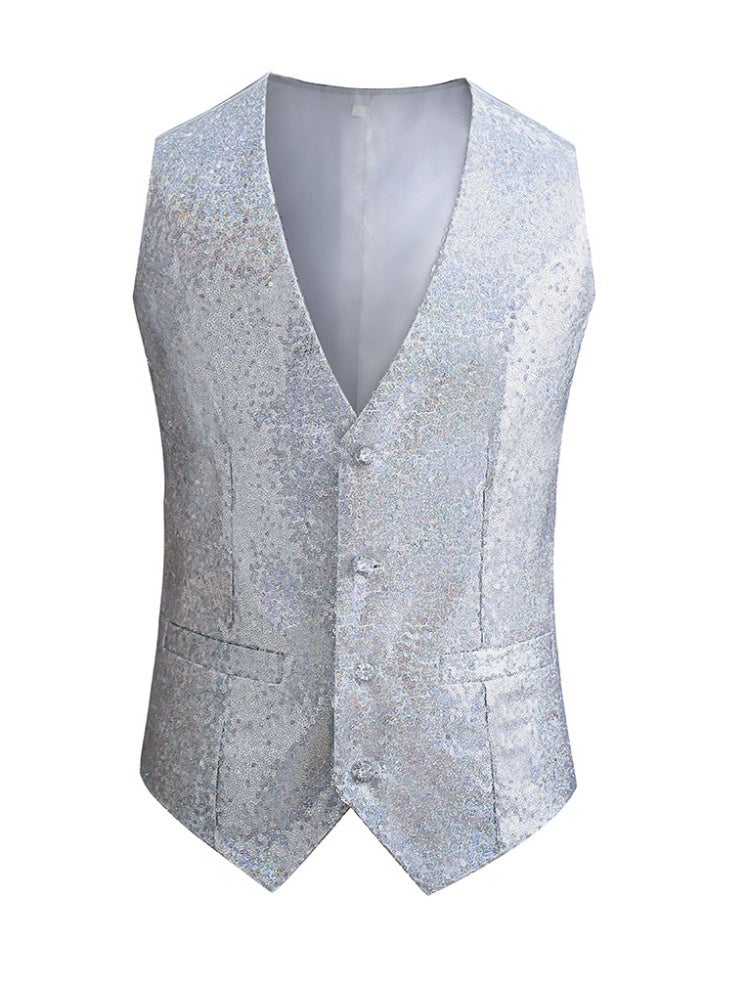 Shougu New Fashionable Casual Men's Suit Vest  - Image 1