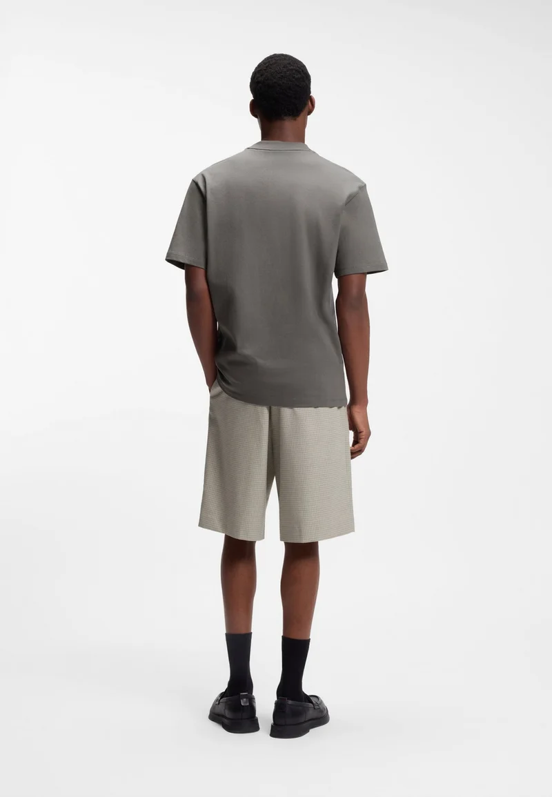 HUGO Relaxed-fit T-shirt in cotton with logo print