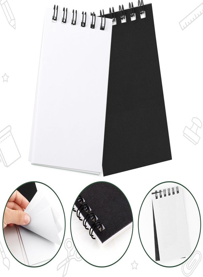 Atiloy Mini Spiral Notebooks Bulk Black Pocket Notebooks Small Pocket Notepads Memo Pads for Kids Note Taking, Writing, Students Classroom, Home, Office, Travel - Image 4