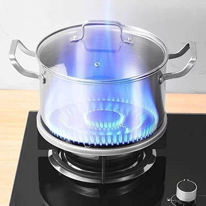 PHE (Pack of 2) Gas Saver Ring Portable Stand | Gas Saver Jali | Home Gas Stove Fire & Windproof Energy Saving Stand | Gas Saver Burner Stand Kitchen Accessories Items (Multicolor)  - Image 5