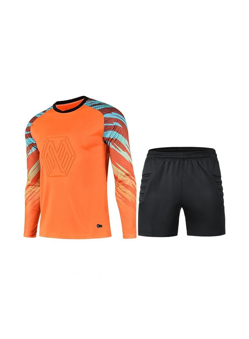 SKT Shiketro Football goalkeeper uniform long sleeved two-piece set  - Image 1