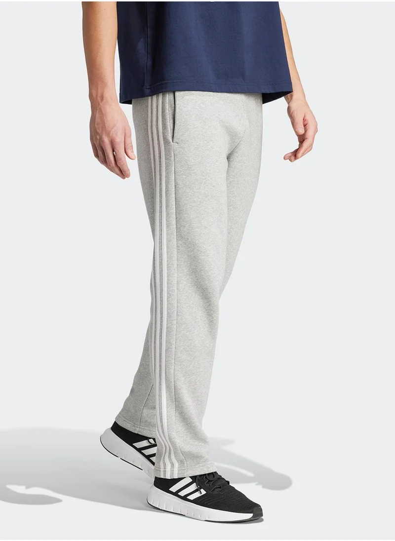 اديداس Essentail Fleece 3 Stripe Sweatpants