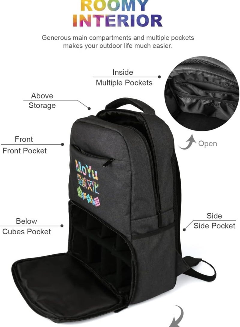 MoYu MoYu Backpack Speed Cube Protective Storage Bag For Cubers  - Image 3