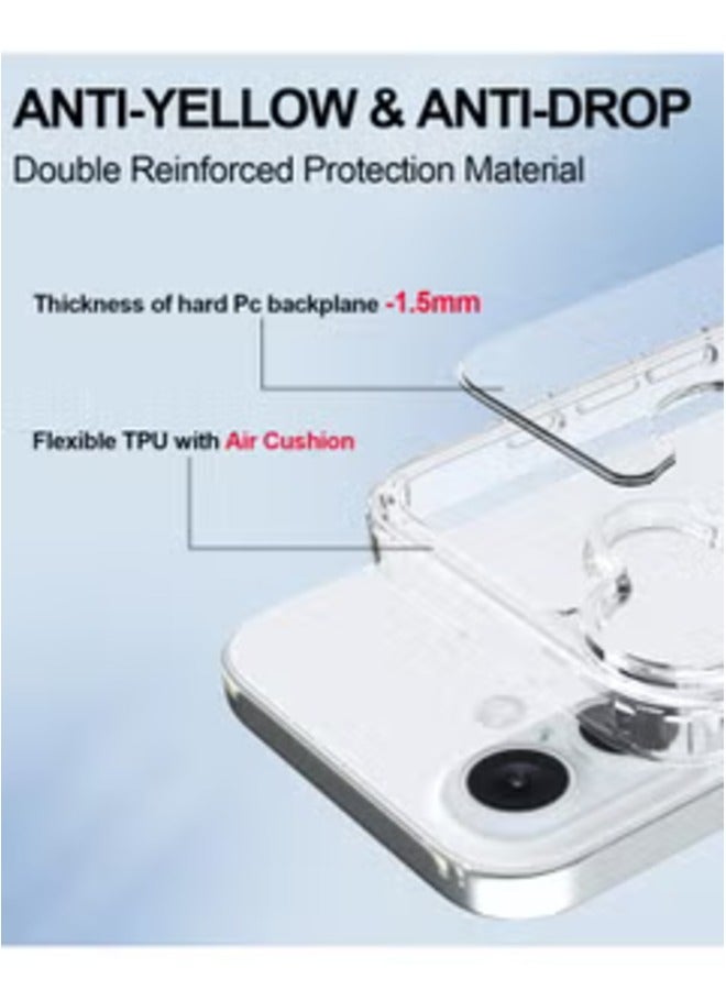 ELTRAZONE iPhone 16 Plus Transparent Slim Case – 6.7 inch Shockproof, Scratch-Resistant, and Crystal Clear Protective Cover - Image 3