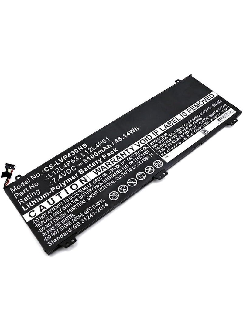 Terabyte 6100mAh/7.4V Battery Compatible with LE.N0VO fit P/N: L12L4P61, L12L4P63, L12M4P61 - Image 1