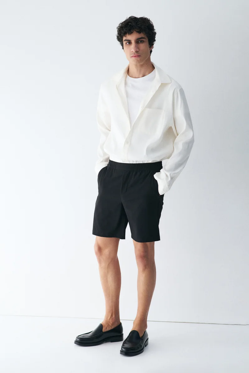 H&M  Four-way stretch Regular Fit Shorts for Men | Best Price UAE