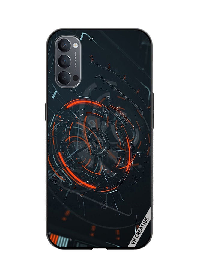 VR CREATIVE Protective Case Cover For Oppo Reno4 Pro 5G Design Multicolour - Image 1