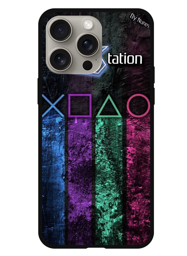 Theodor Protective Case Anti Scratch Shock Proof Bumper Cover For iPhone 15 Pro Max PS5 - Image 1