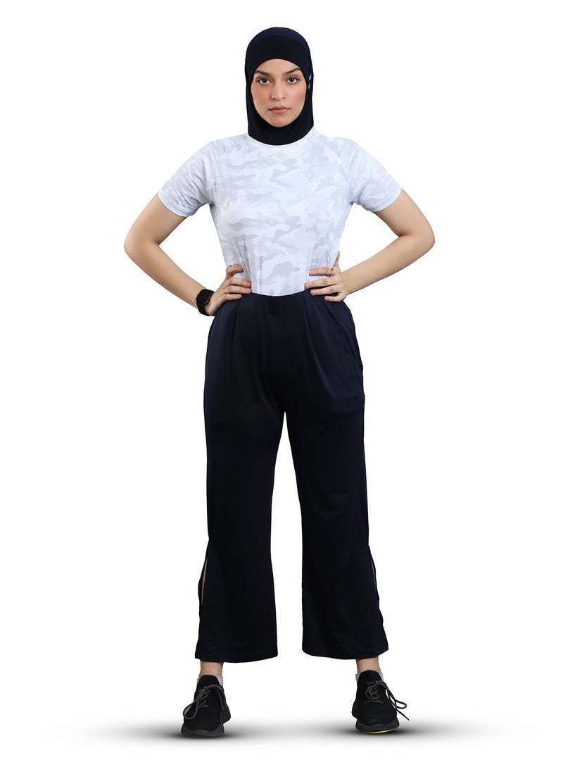 FLUSH - Flush Women's Wide Leg Loose Sweatpants With Comfy Elastic, High-Waisted Palazzo Relaxed Yoga Pant With Pockets - Image 1