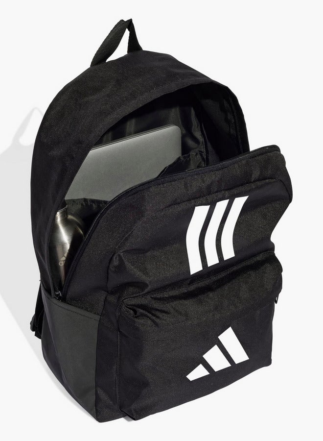 Adidas حقيبة ظهر مدرسية بطباعة شعار مع أحزمة كتف قابلة للتعديل وإغلاق بسحاب - Image 2