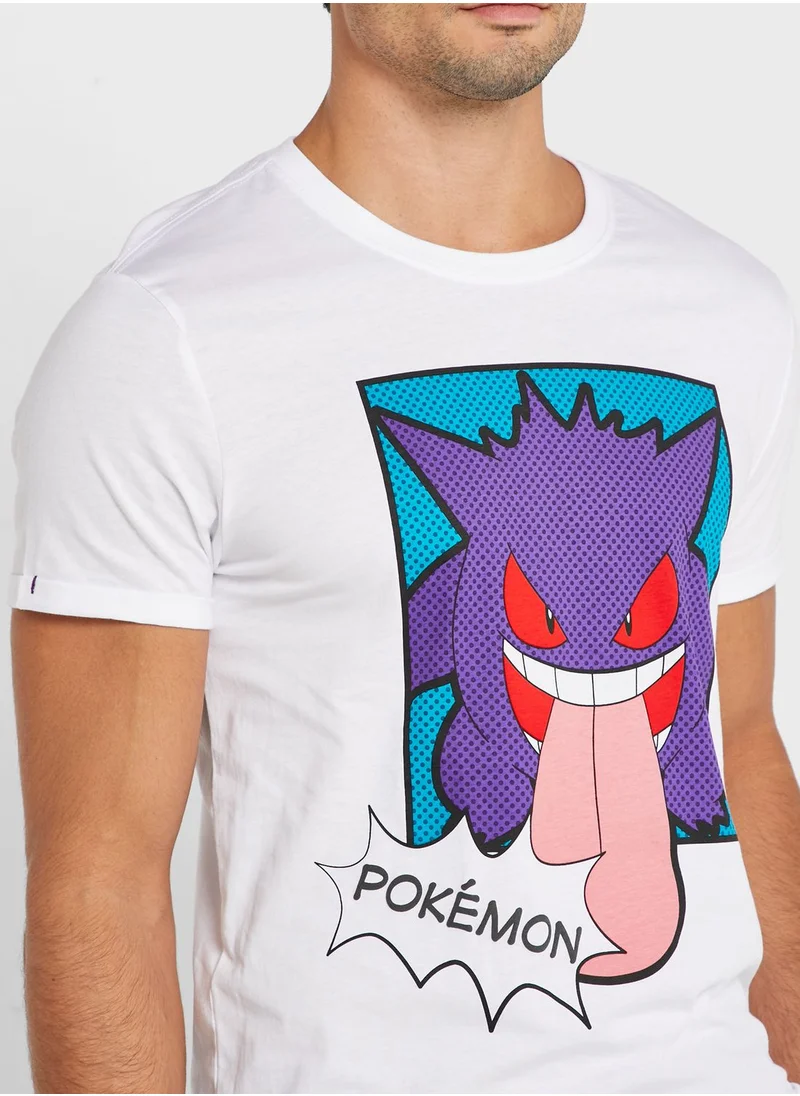 DIFUZED Gengar Crew Neck T-Shirt