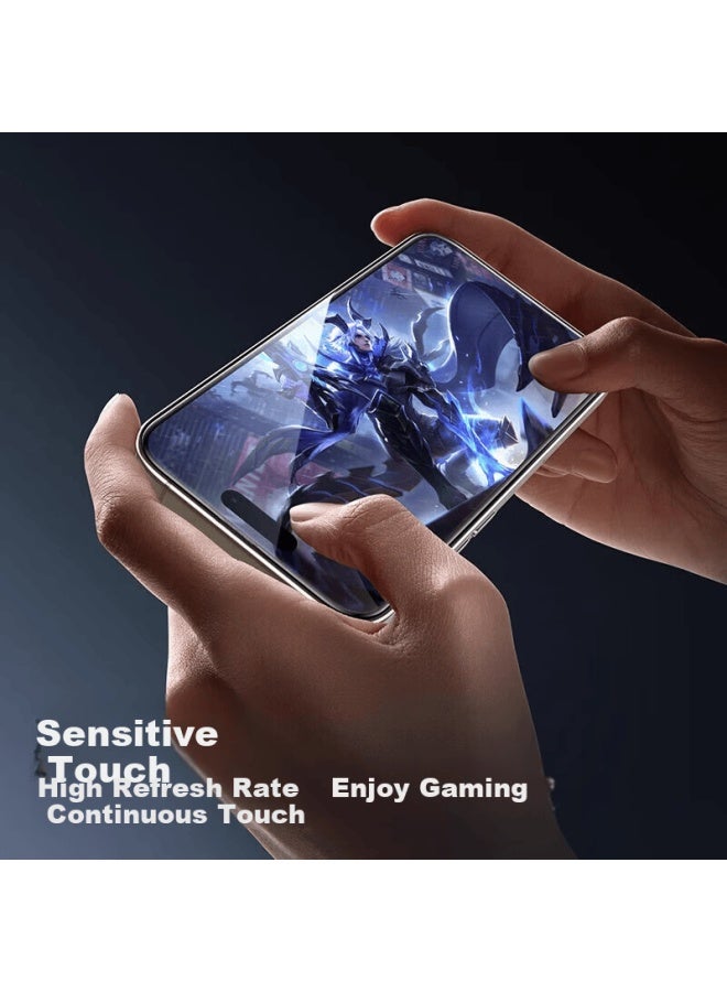 Langling [2 Large Windows] Tempered Glass Screen Protector For Iphone 17 Pro Max Full Coverage With Thin Black Edges High-definition Glass Film - Image 2