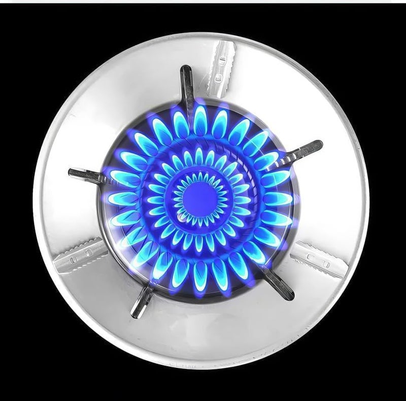 Vmoni 1Pc Gas Saver Burner Stand Gas Chula Burner Gas Energy Saving Stand Jali Ring Fire & Windproof Energy Saving Ring Kitchen Gas Chulha Support Device - Image 5
