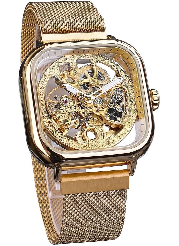 FORSINING - Watches for Men Watch Stainless Steel Luxury Luminous Water Resistant Automatic Mechanical Wristwatch - Image 1