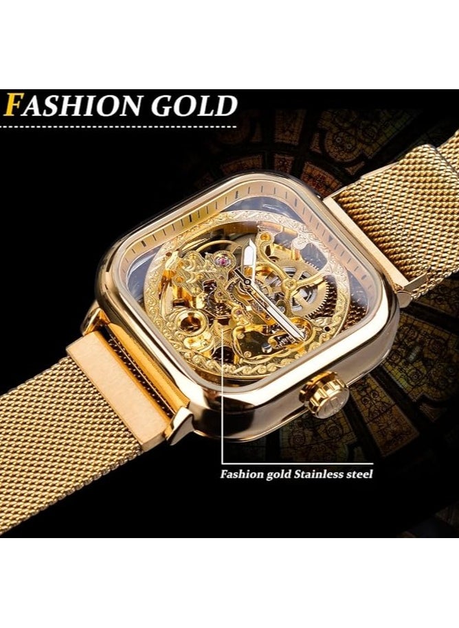 FORSINING - Watches for Men Watch Stainless Steel Luxury Luminous Water Resistant Automatic Mechanical Wristwatch - Image 1