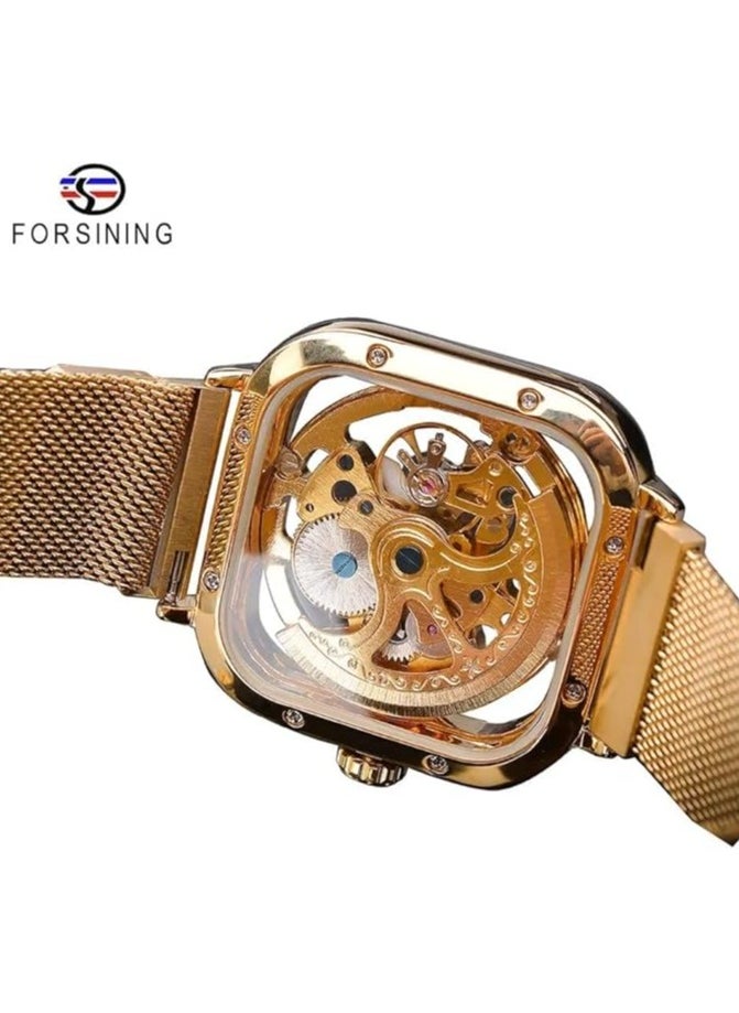 FORSINING - Watches for Men Watch Stainless Steel Luxury Luminous Water Resistant Automatic Mechanical Wristwatch - Image 1