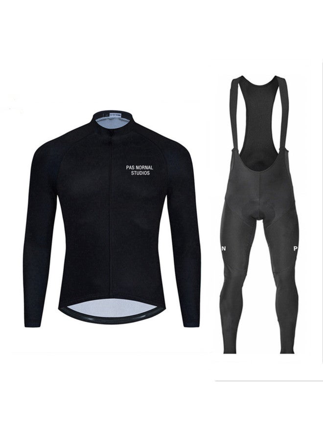 pns Autumn And Winter Bib Pants Cycling Suit Set For Men And Women, Quick-dry Breathable Sports Wear For Cycling